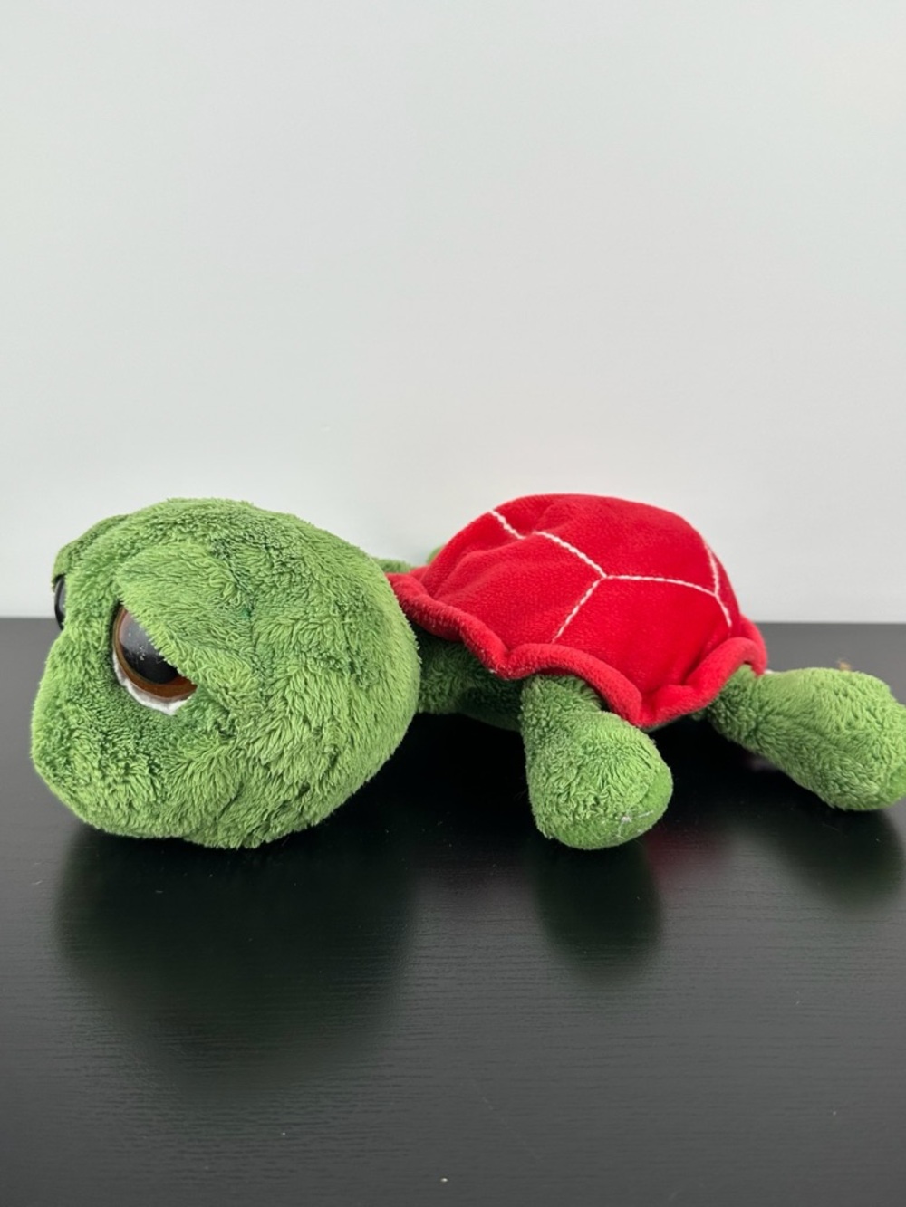 Russ Berrie RARE Lil Peepers Shecky Turtle 10” Red Shell Green Plush Peeper